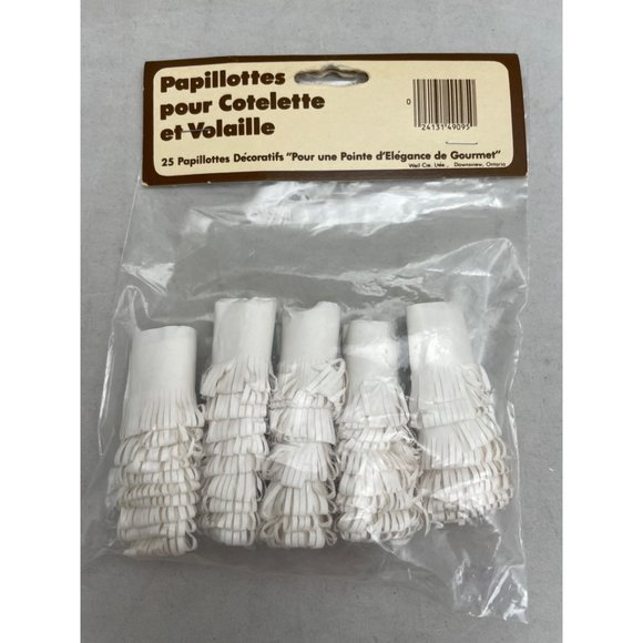 Hoan Chop Poultry Frills 25 Decorative Skirts Gourmet Elegance Vintage 1984 - Picture 2 of 4